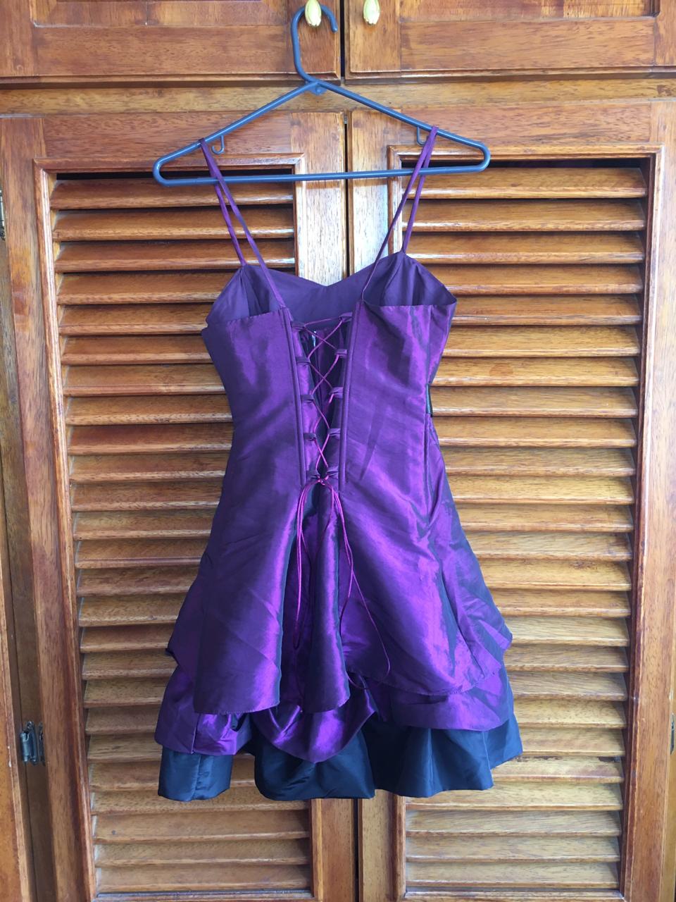Vestido Fiesta Morado tornasol Second Time Eco
